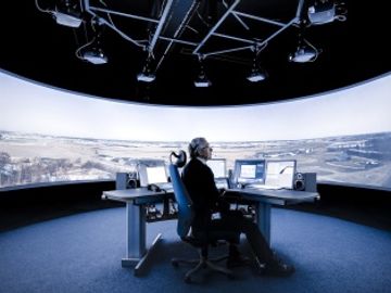 Airport air traffic control takes a digital 360-degree view