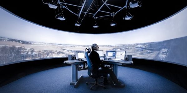 Airport air traffic control takes a digital 360-degree view