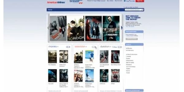 American Airlines serves streaming video from Gogo to US passengers in-flight and after