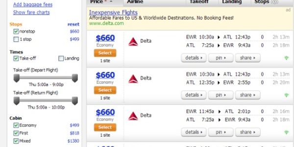 Delta increases share by squeezing online travel agencies and metasearch