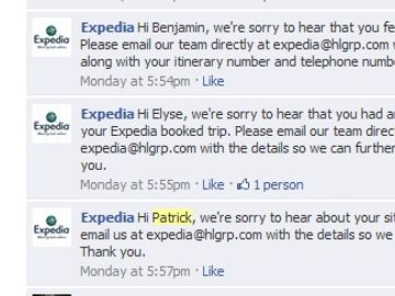 Social media strategy: Expedia apologizes and engages