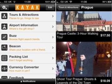 Kayak unites with GetYourGuide for mobile activities
