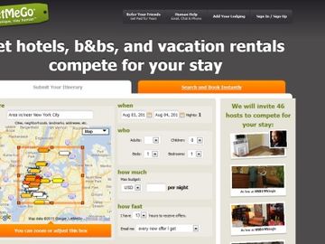 LetMeGo unites consumers and accommodation owners through bidding model