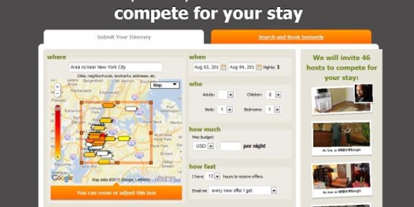 LetMeGo unites consumers and accommodation owners through bidding model
