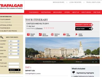 Trafalgar planning traveler to traveler communication before the tour