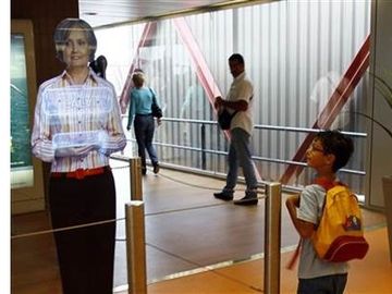 Behold the virtual airport boarding agent