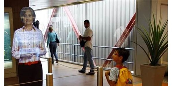 Behold the virtual airport boarding agent