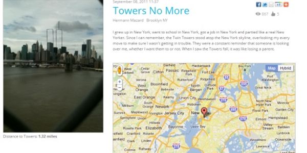 Augmented reality app to capture 9/11 anniversary stories