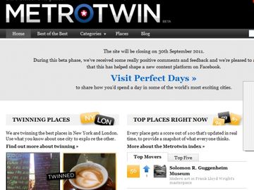 Goodbye Metrotwin, BA social network axed in favour of Facebook