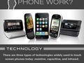 Geek alert: How does a mobile touchscreen work?