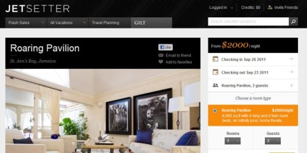 Jetsetter begins offering vacation rentals with live booking