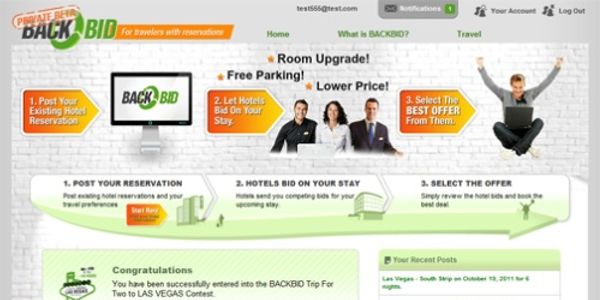 Backbid hammers into auction model with hotel exchange service