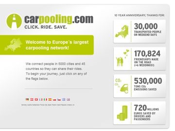 Carpooling touts the greener and more sociable option for travel
