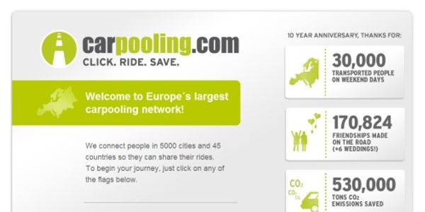 Carpooling touts the greener and more sociable option for travel