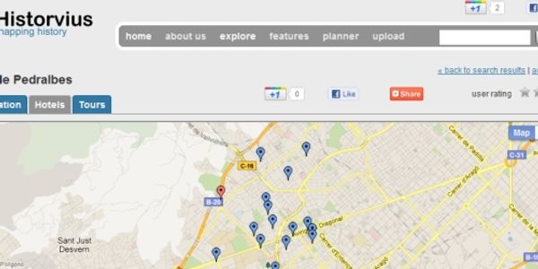Tours and hotels come to history travel site via interactive map