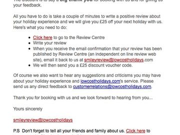 Murky line emerges again over incentives for posting positive travel reviews online