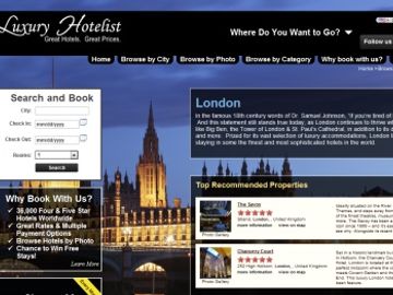 Luxury Hotelist aims to give upmarket hotels a new online face