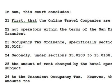 Online travel agencies overturn $21M San Diego hotel tax decision