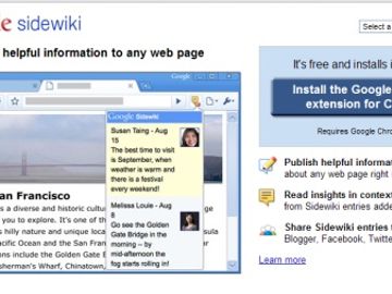 Social Web overtakes Google Sidewiki