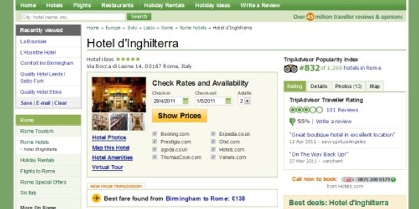 TripAdvisor quietly changes site titles, promise of trustworthy reviews watered down