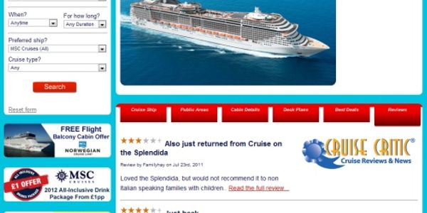 Cruise Critic seals first deal to give user reviews to external agent site