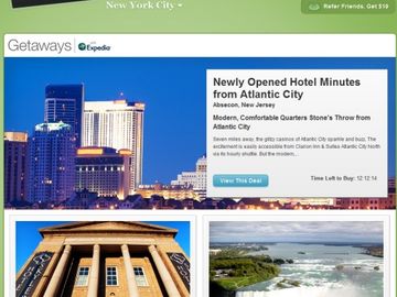 Ammo from Groupon internal email -- Getaways with Expedia and travel booming
