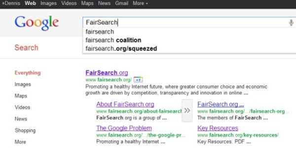 FairSearch takes its Google case to 50 attorneys general