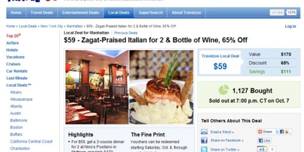 Travelzoo Local Deals -- cannibalization or intentional shift?