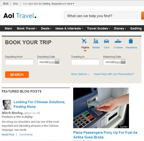 aol travel claim