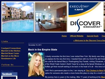 Marriott launches Discover ExecuStay blog with public relations exec as guest blogger