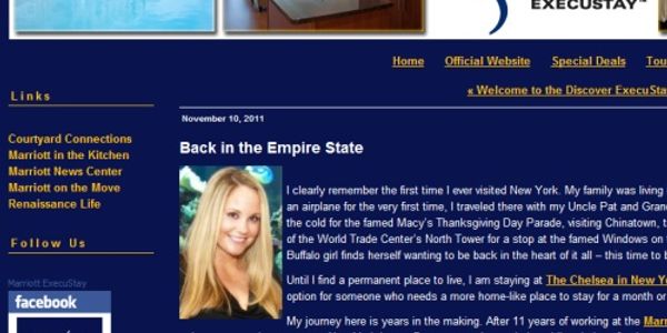 Marriott launches Discover ExecuStay blog with public relations exec as guest blogger
