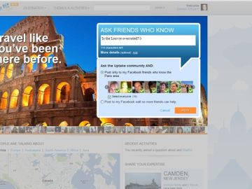 Gogobot move over -- Uptake goes social with unstructured Facebook data