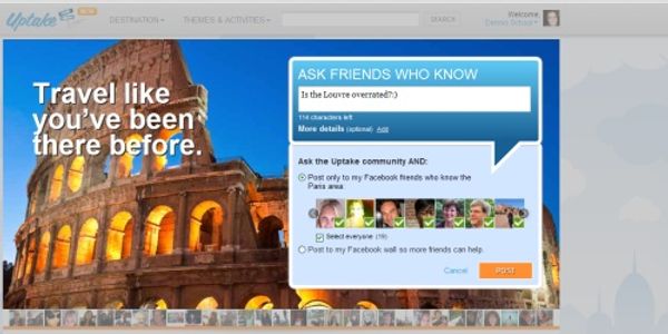 Gogobot move over -- Uptake goes social with unstructured Facebook data