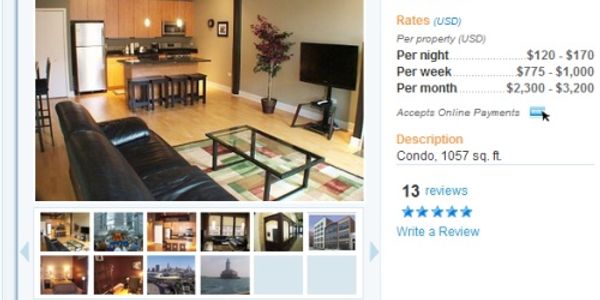 Sharples of HomeAway: We have the vacation rental pipe for online travel agencies, but ...