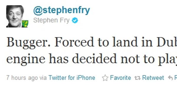 When stars align: Exactly one year on, Qantas A380 engine problems, Twitter superstar on-board