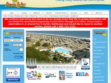 Recreational Vehicle parks and campgrounds -- Which review model is best?