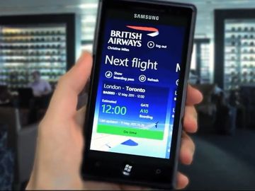 British Airways toys with mobile 3D seat maps, menus and movies