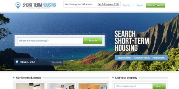 ShortTermHousing challenges rental sector with free to list and book service
