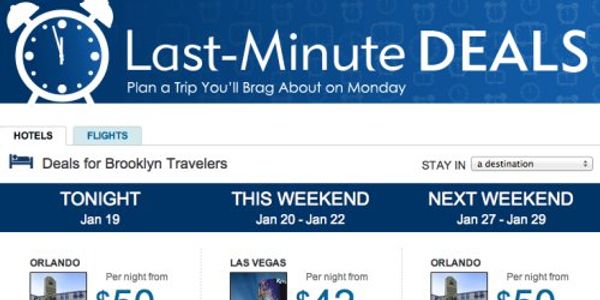 Expedia deals engine taps into user patterns for Last-Minute Deals