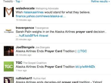 Alaska Airlines jettisons prayer cards -- Whoopi has a View but Jenn does not understand it