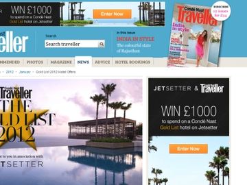 Jetsetter expands UK offering with Conde Nast Traveller partnership