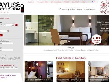 DayUse-Hotels targets guests looking for a brief sleep or quick rendez-vous