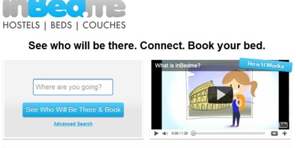 Inbed.me brings social media twist to bookings for hostels and couch shares