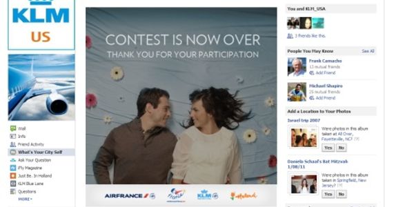 KLM moving ahead with social seating for Facebook and LinkedIn