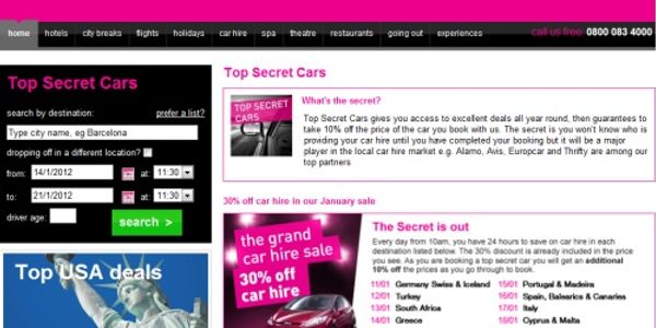 Lastminute.com extends opaque model to car hire and more, warns of OTA struggle
