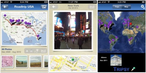 Tripsy uses the mobile to create a virtual passport of travel experiences