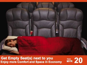 Airline social seating? AirAsia X goes antisocial with Empty Seat Option