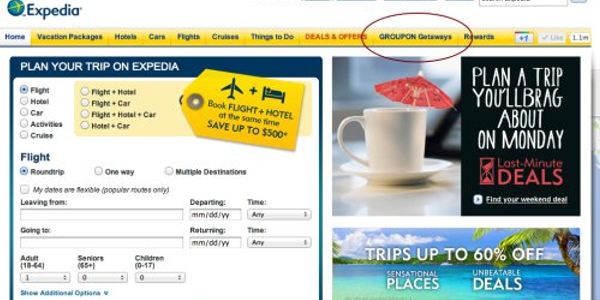 Groupon Getaways gets Expedia tab and hotel-consumer dialogue ensues