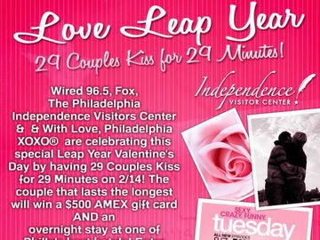 Visitor center makes out on Facebook for Valentine kiss-fest