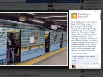 Royal Caribbean gives Times Square subway a makeover